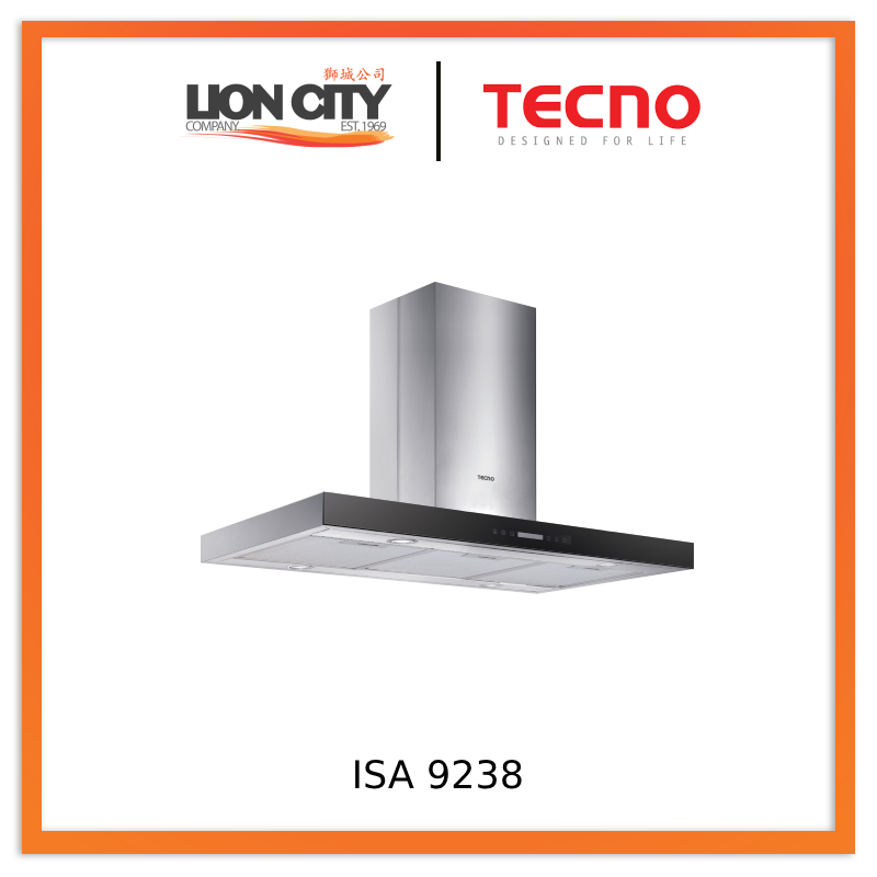 Tecno 90cm Island Hood ISA 9238 / SS Package 3