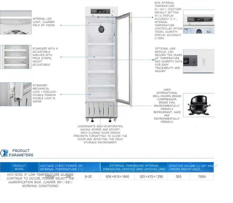 Haier Medical Refrigerator with Temperature Lock *ASK for QUOTE*