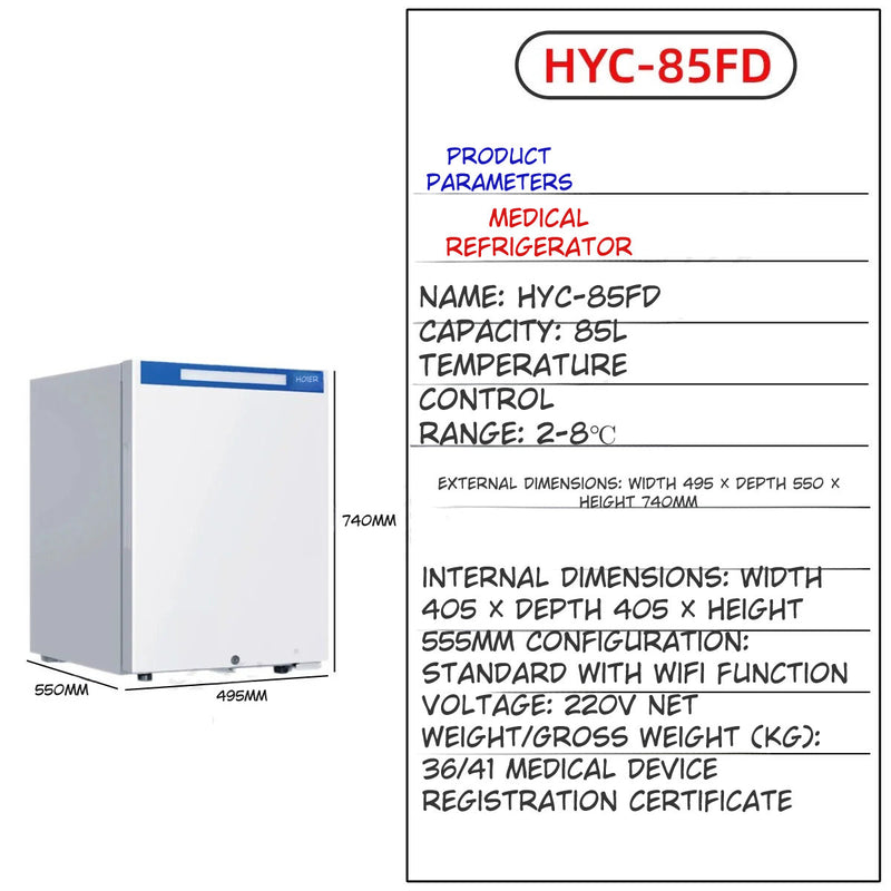 Haier Medical Refrigerator with Temperature Lock *ASK for QUOTE*