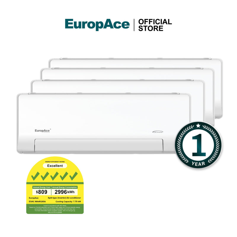 EuropAce ESAC MA4R285A R32 System 4 Split Air Conditioner