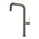 Rubine KIN NANO KNX 860-86U GM Sink and INOX Faucet Bundle