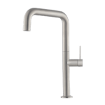 Rubine KIN NANO KNX 810-58U GM Kitchen Sink and INOX Faucet Bundle