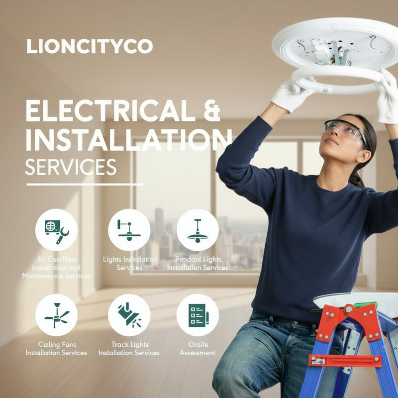 Ceiling Light Installation Service Under 3.0m