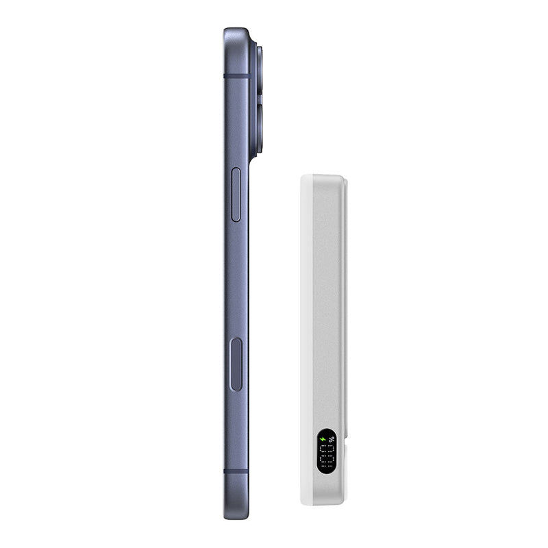 Belkin UltraCharge Slim Magnetic Power Bank 10K White