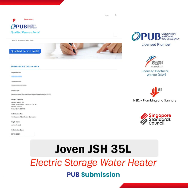 Joven 35L Storage Water Heater JSH 35L