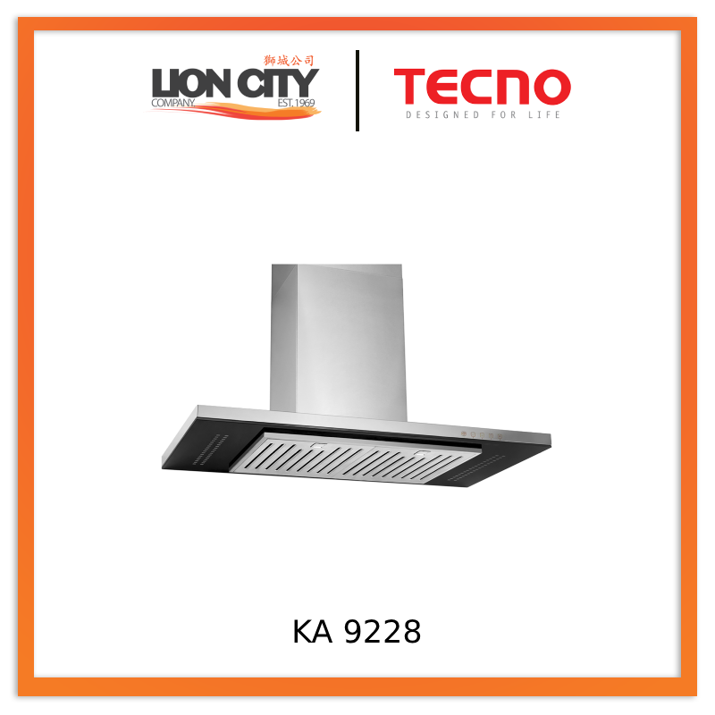 Tecno Uno KA 9228 Chimney Hood Stainless Steel 90cm