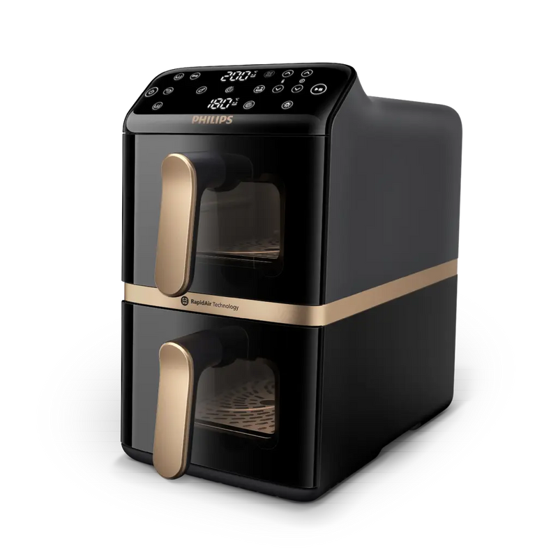 Philips 4000 Series Stacked Dual Basket Airfryer NA462/79