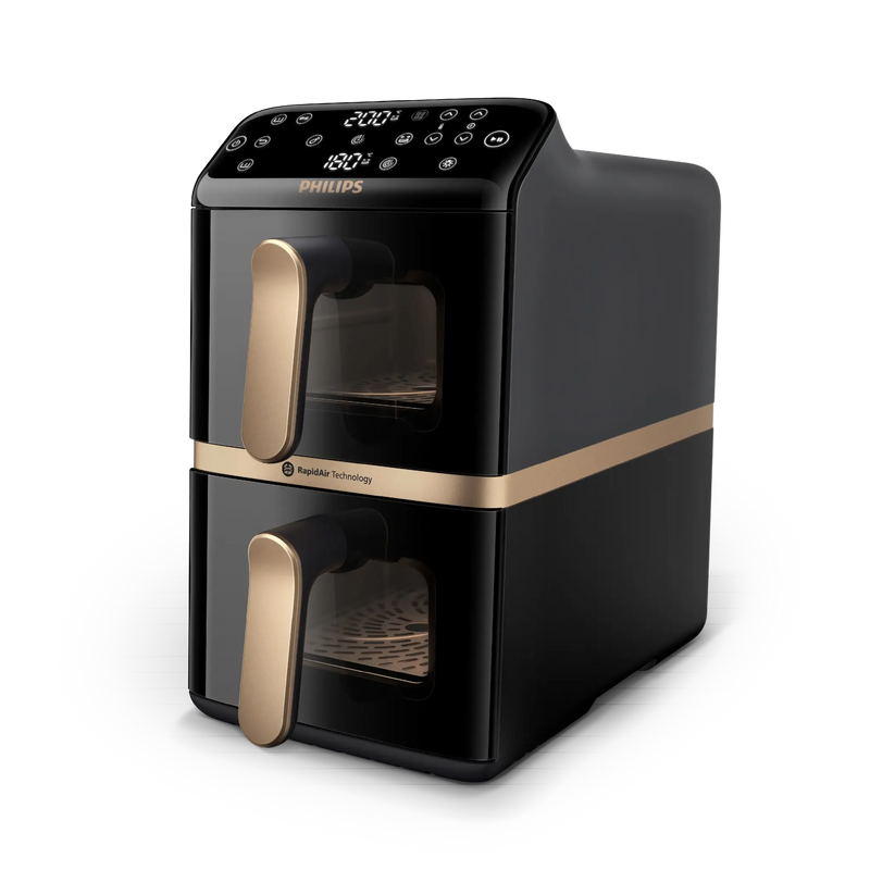 Philips 4000 Series Stacked Dual Basket Airfryer NA462/79