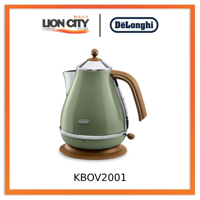 Delonghi KBOV2001 Icona Vintage Kettle Lion City Company