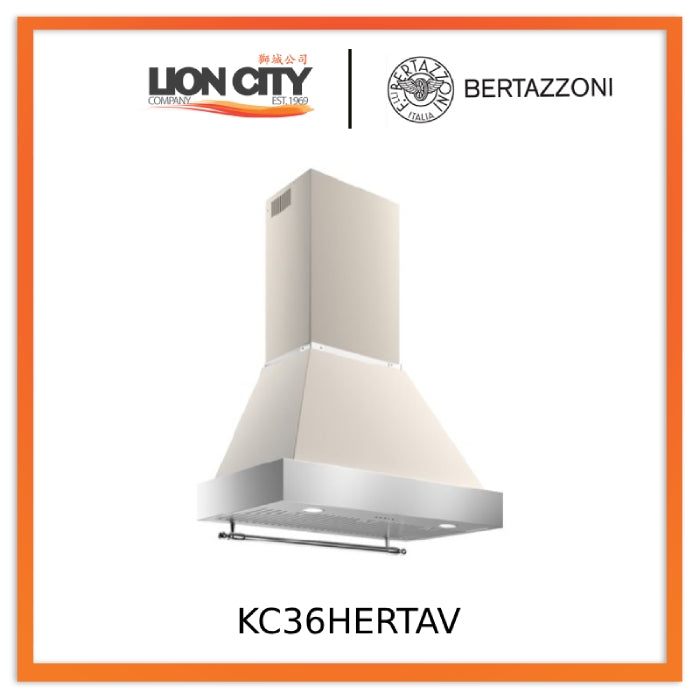 Bertazzoni K90HERTX + KC36HERTAV 90cm Heritage Wall Mounted Hood