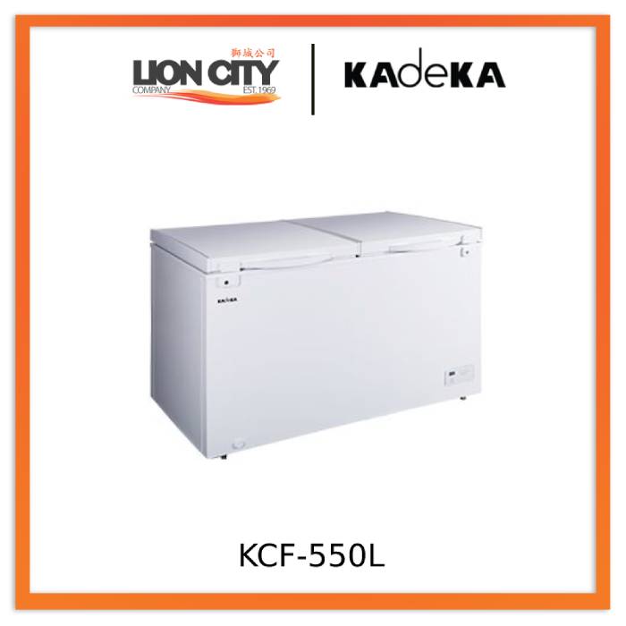 KADEKA KCF-550L I-Series (One Door/Two Door) Chest Freezer