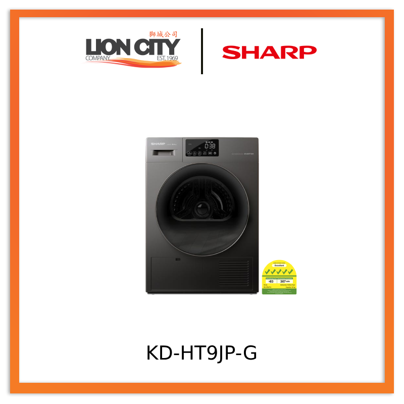 Sharp KD-HT9JP-G 9kg Heat Pump Dryer