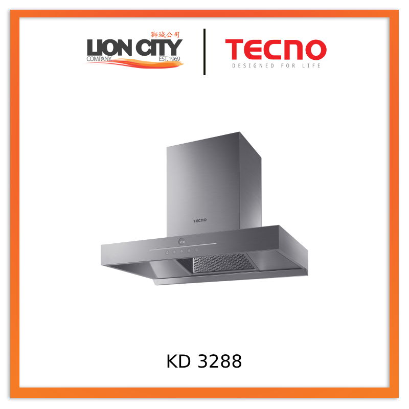 Tecno High Suction Chimney Hood KD 3288 PACKAGE OFFER2