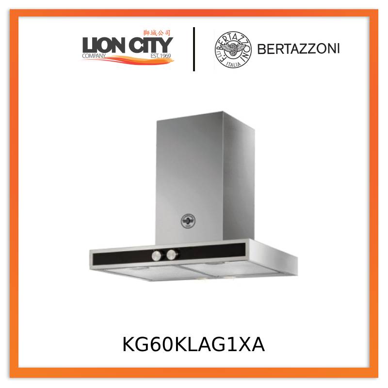 Bertazzoni KG60KLAG1XA 60cm Wall Mount Hood - Stainless Steel