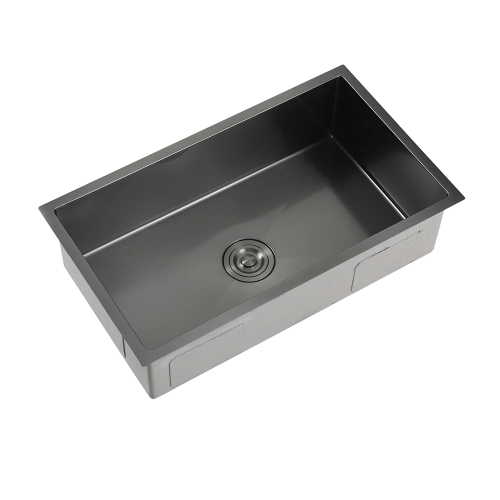 Rubine 3½” Basket Waste and Bottle-Trap Kitchen Sink KNX 810-78U GM