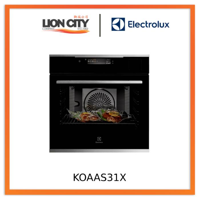 Electrolux KOAAS31X 60cm UltimateTaste 900 Built-in Single Oven with 70L capacity