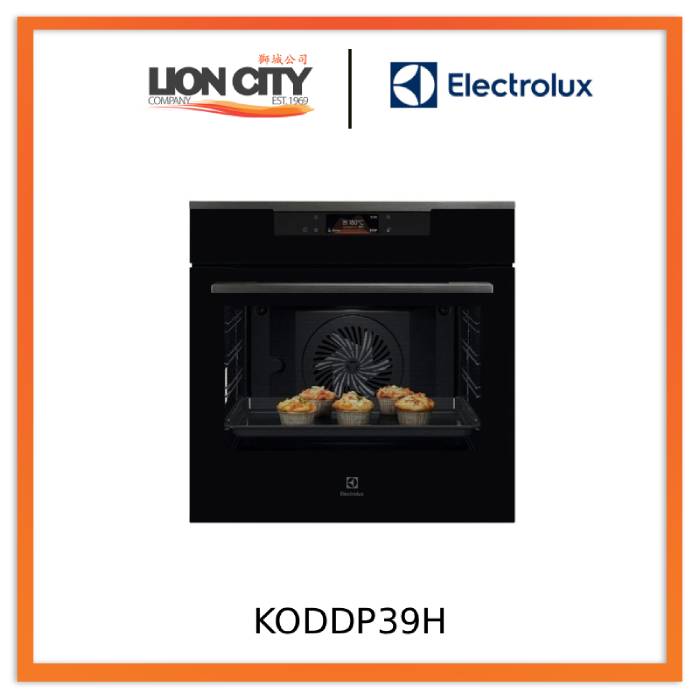 Electrolux KODDP39H 60cm 600 SenseCook SteamBake Built-in Single Steam Oven with 71L Capacity
