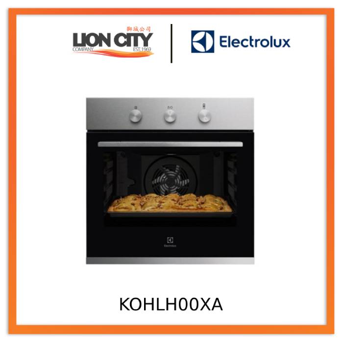 Electrolux KOHLH00XA/KA 60cm UltimateTaste 300 built-in single oven with 68L capacity