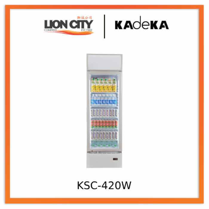 Kadeka KSC 420W Upright Chiller Showcase One Door Lion City Company   KSC 420W 