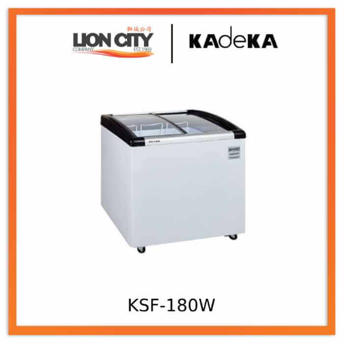 Kadeka KSF-180W Curved Glass Ice Cream Freezer