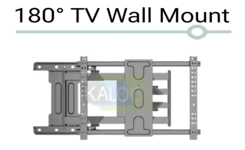 Kaloc DL90 55"-100" 90° DEGREES SWIVEL Long Arm TV Wall Mount, Extension TV BRACKET Swivel and Tilt, Full Motion Mount