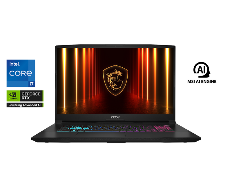 MSI Katana 17 HX B14WFK-068SG 17.3" QHD 240Hz Gaming Laptop Intel Core i7 14650HX RTX 5060 16GB 1TB