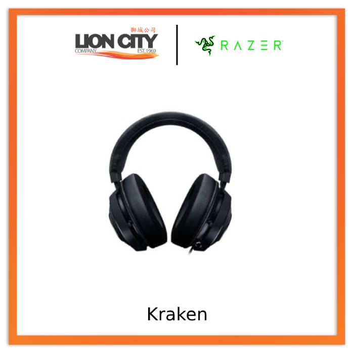 Razer Kraken — Multi-Platform Wired Gaming Headset (Classic Black)