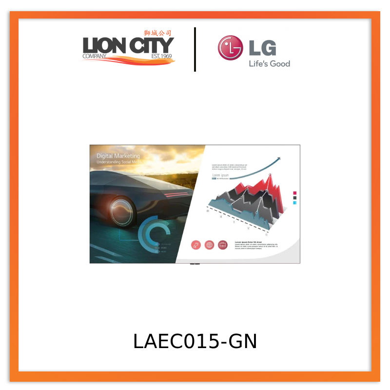 LG LAEC015-GN All-in-one Smart Series LED Signage