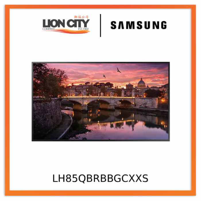 Samsung LH85QBRBBGCXXS 85” Crystal UHD 4K Signage