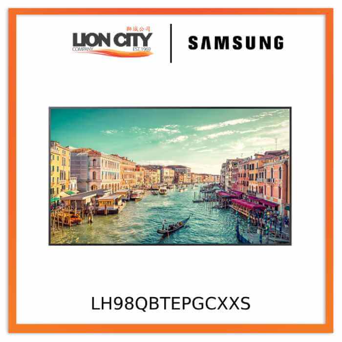 Samsung LH98QBTEPGCXXS 2m 49cm (98") Smart Signage with UHD 4K
