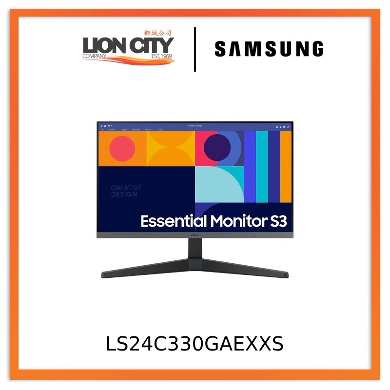Samsung LS24C330GAEXXS 24" Essential S3 S33GC FHD Monitor