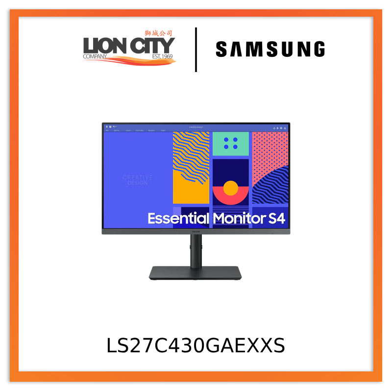 Samsung LS27C430GAEXXS 27" Essential S4 S43GC FHD Monitor