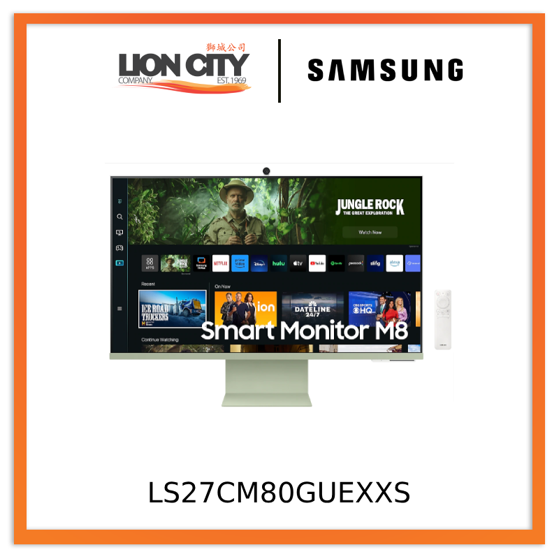 Samsung LS27CM80GUEXXS 27” Smart Monitor M8 White