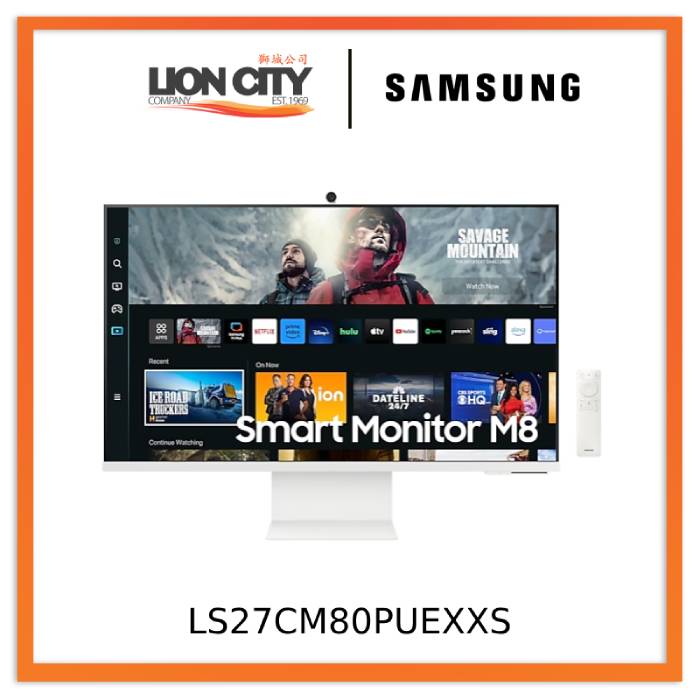Samsung LS27CM801UEXXS 27" Smart Monitor M8 M80C UHD