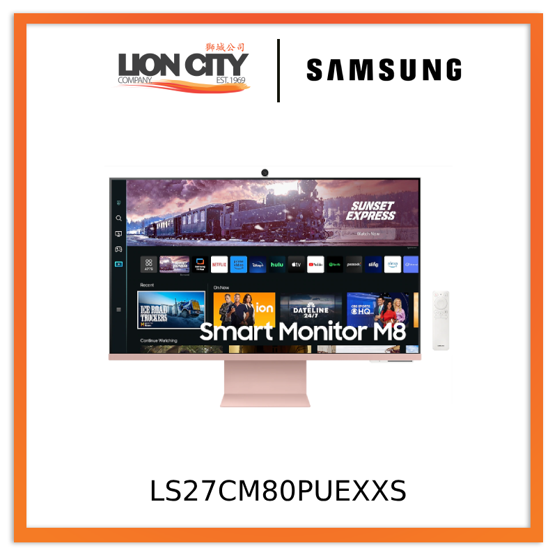 Samsung LS27CM80GUEXXS 27” Smart Monitor M8 White