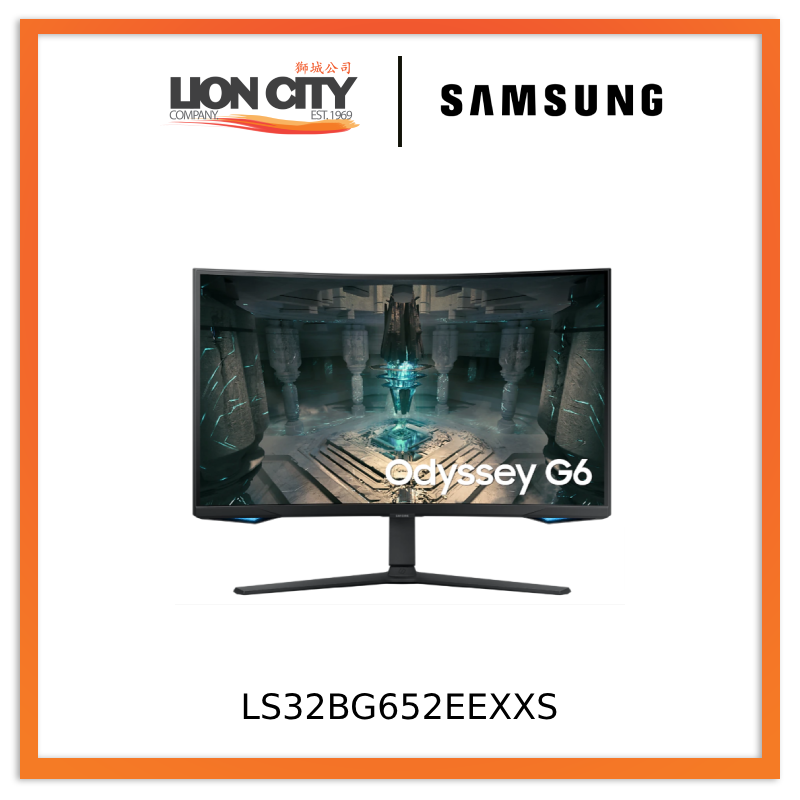 Samsung 32 LS32BG652EEXXS Odyssey G6 240Hz QHD Gaming Monitor - Lion City  Company