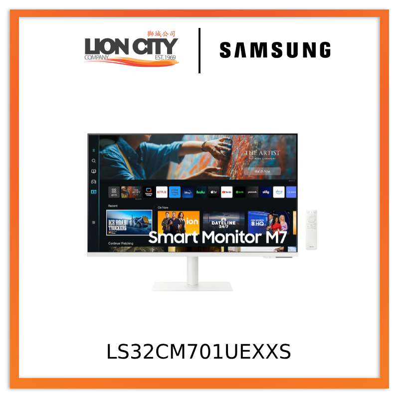 Samsung LS32CM701UEXXS 32" Smart Monitor M7 White