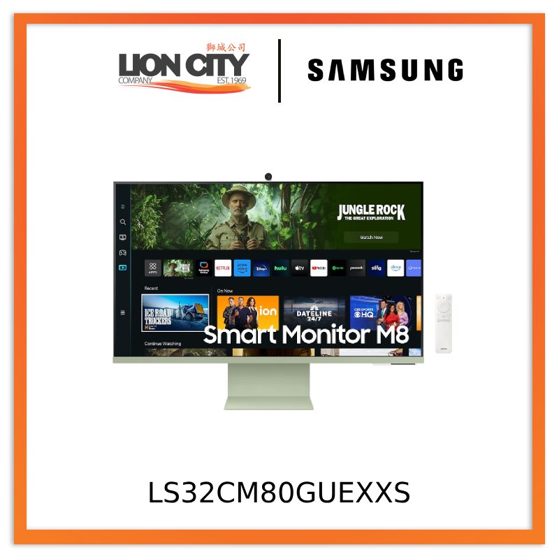 Samsung LS32CM80GUEXXS 32" Smart Monitor M8 Green
