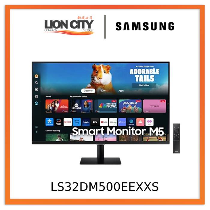 Samsung LS32DM500EEXXS 32" Smart Monitor M5 FHD