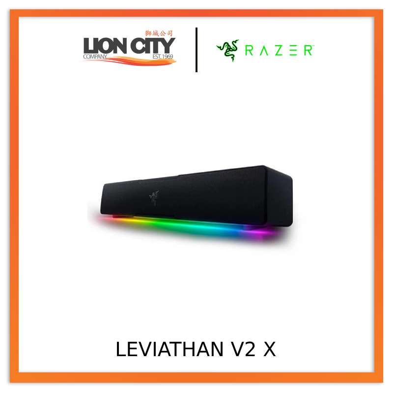 Razer Leviathan V2 X Soundbar RZ05-01260100-R3A1 - Lion City Razer Leviathan V2 X Soundbar RZ05-01260100-R3A1 - Lion City