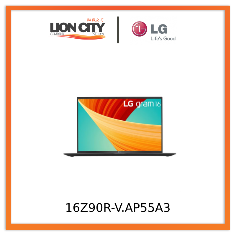 LG 16Z90R-V.AP55A3 gram 16.0'' with 13th Gen Intel® Core™ i5 Processor Anti-Glare IPS Display