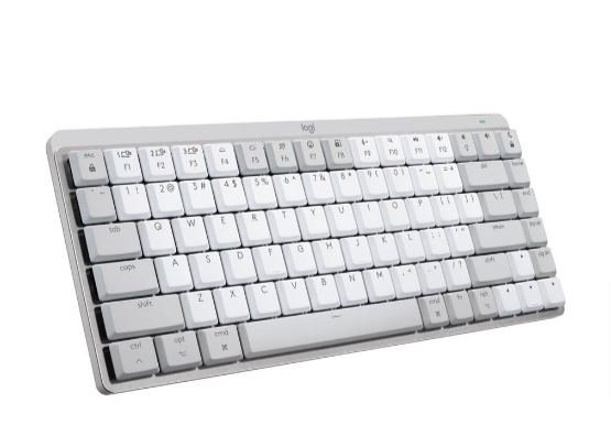 Logitech Mx Mechanical Mini For Mac Pale-grey Tactile, Backlit keys, Multi Connectivity, Long Battery Life
