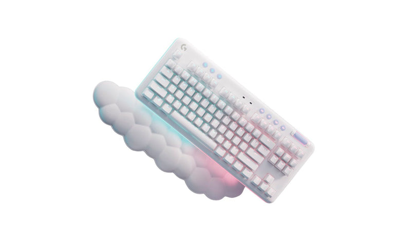 Logitech G715 Wireless Tactile GX Brown Gaming Keyboard White Mist Aurora
