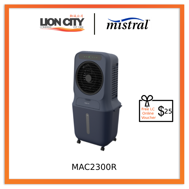 Mistral MAC2300R 25L Detachable Air Cooler with Steriliser * Free $25 LC Online Voucher