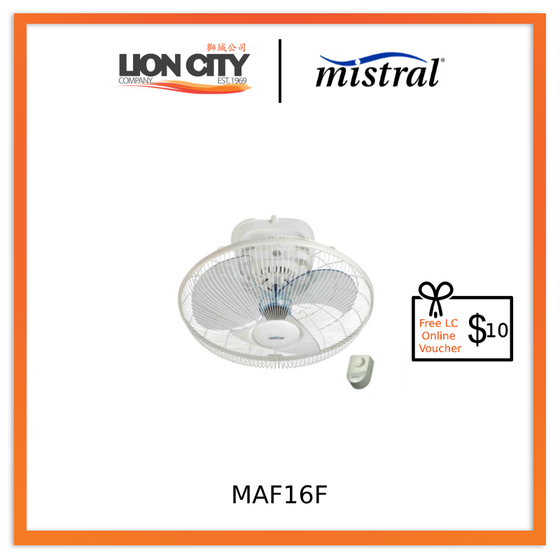 Mistral MAF16F 16 inch Auto Fan