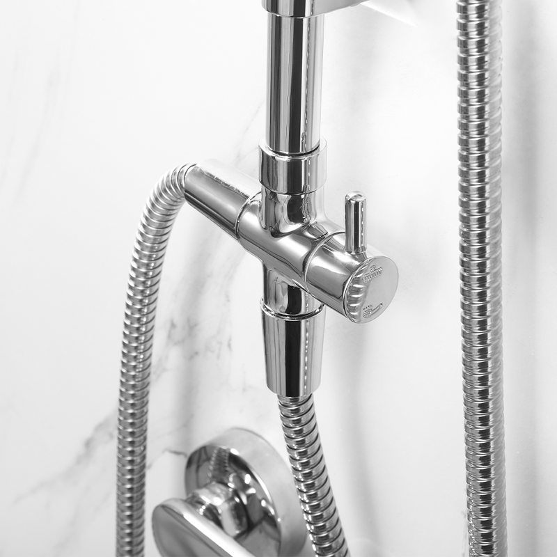 Rubine RSR-MAY520-CH Rainshower Column Chrome