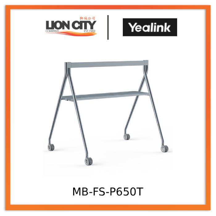 Yealink MB-FS-P650T FloorStand with tray for MeetingBoard 65 Pro "Contact for Price"