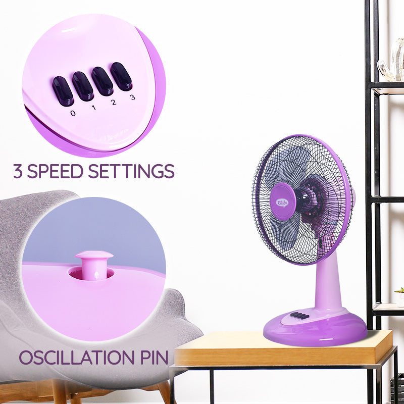 My Choice 30.5cm 40W Desk Fan MC303