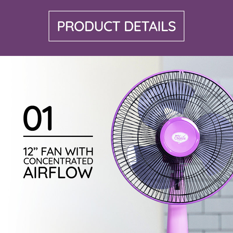 My Choice 30.5cm 40W Desk Fan MC303