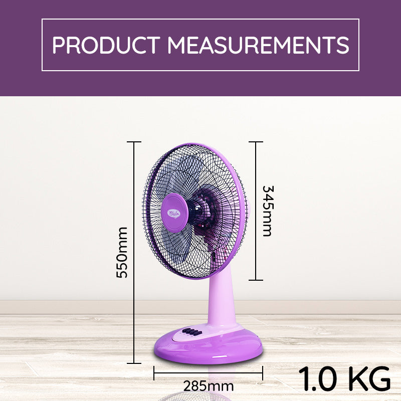 My Choice 30.5cm 40W Desk Fan MC303